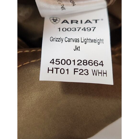 Ariat Grizzly Canvas Jacket XXL – Concealed Carry, Wind & Water Resistant - Picture 5 of 13